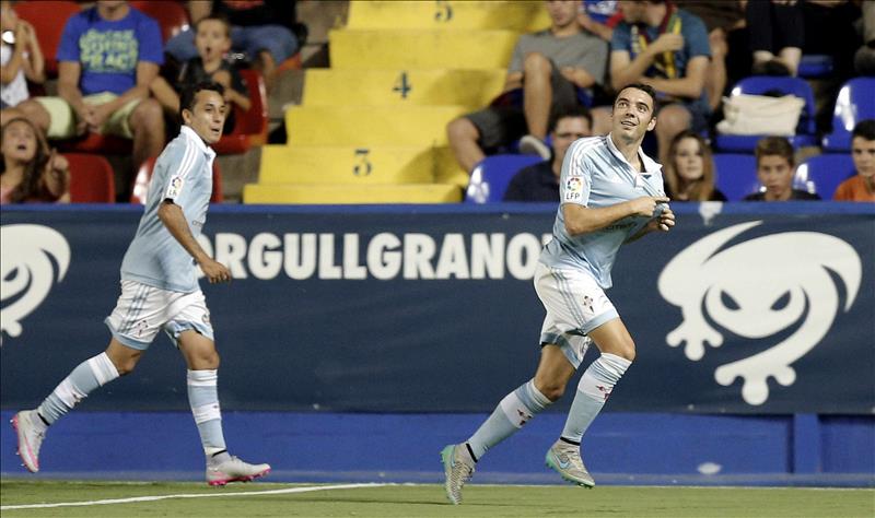 El Celta gana a domicilio a costa de un Levante con diez jugadores El Celta gana a domicilio a costa de un Levante con diez jugadores