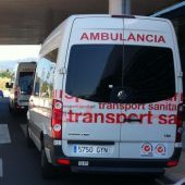 Ambulancia del sistema de salud de Mallorca. 
