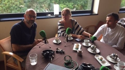 Marzio Conti Director de Oviedo Filarmon&iacute;a en Tertulia Real Oviedo