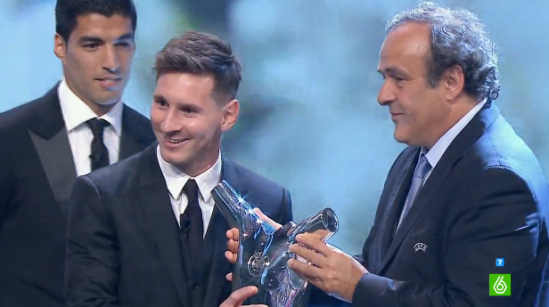 Messi, mejor jugador de la temporada en Europa Messi, mejor jugador de la temporada en Europa