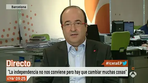 Miquel Iceta en Espejo Público Miquel Iceta en Espejo Público