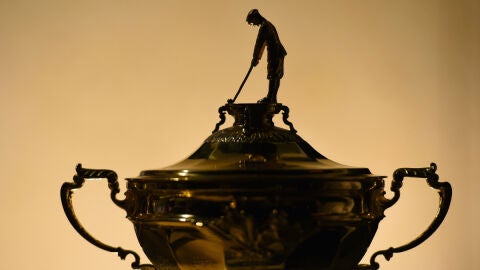 El trofeo de la Ryder Cup