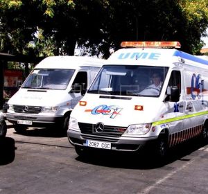 Imagen de una ambulancia en Murcia Imagen de una ambulancia en Murcia
