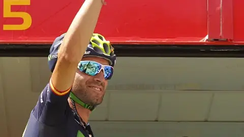 El ciclista Alejandro Valverde El ciclista Alejandro Valverde