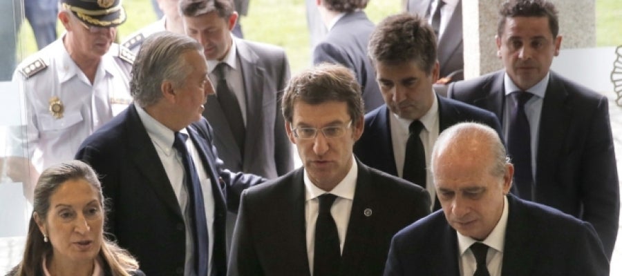 Núñez Feijóo acompañado de Ana Pastor y Fernández Díaz Núñez Feijóo acompañado de Ana Pastor y Fernández Díaz