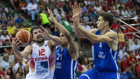 Sergio Llull entra a canasta Sergio Llull entra a canasta