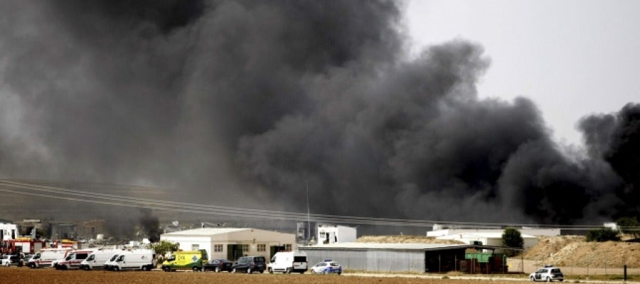 Tres muertos por una explosión pirotécnica en Zaragoza Tres muertos por una explosión pirotécnica en Zaragoza