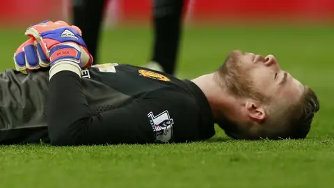 De Gea, hundido De Gea, hundido