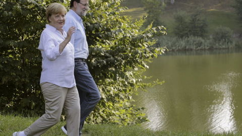Merkel y Rajoy