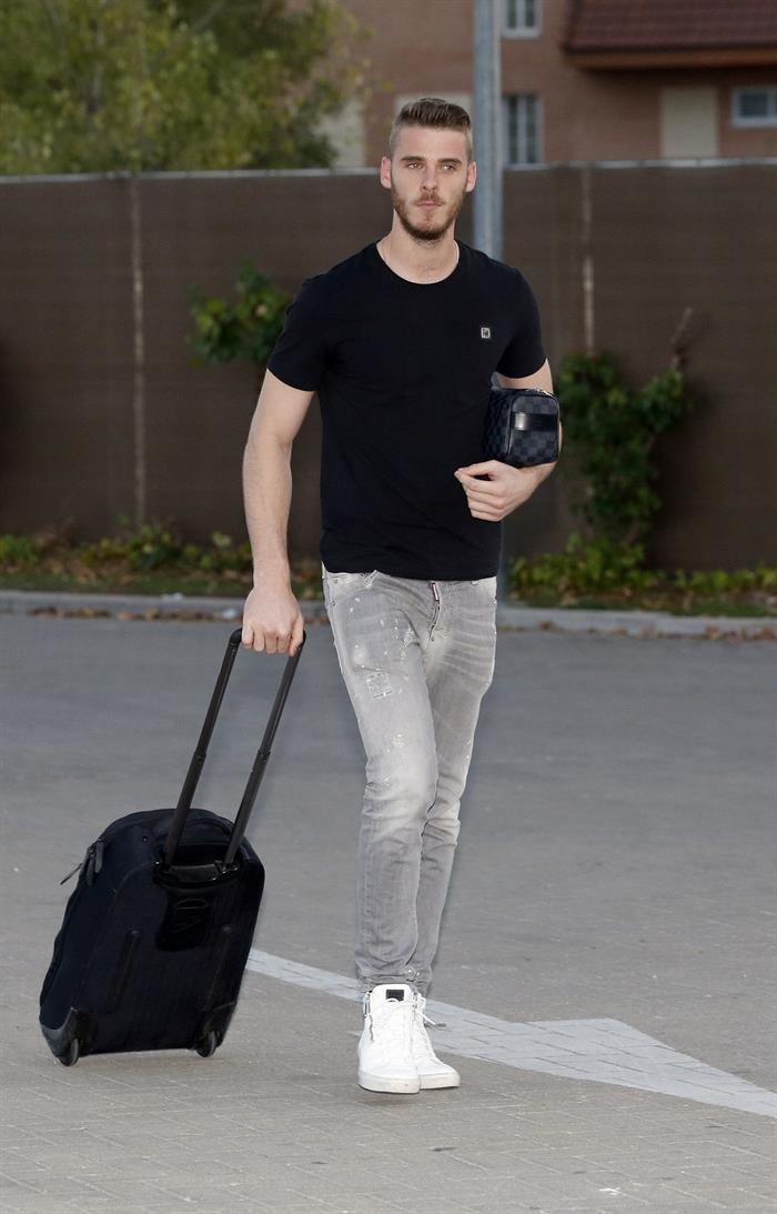 De Gea llega a la concentración de la Selección sin hacer declaraciones De Gea llega a la concentración de la Selección sin hacer declaraciones