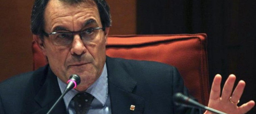 Artur Mas durante su comparecencia ante la Diputación Permanente del Parlament Artur Mas durante su comparecencia ante la Diputación Permanente del Parlament