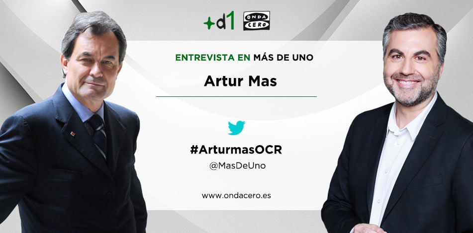 Carlos Alsina entrevista a Artur Mas en Más de uno Carlos Alsina entrevista a Artur Mas en Más de uno