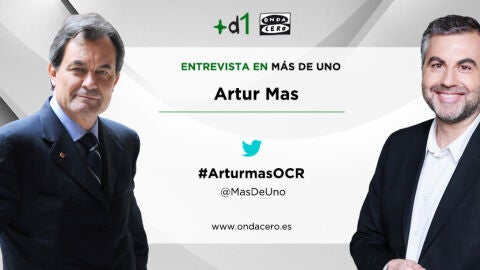 Plantilla de la entrevista a Artur Mas en M&aacute;s de uno