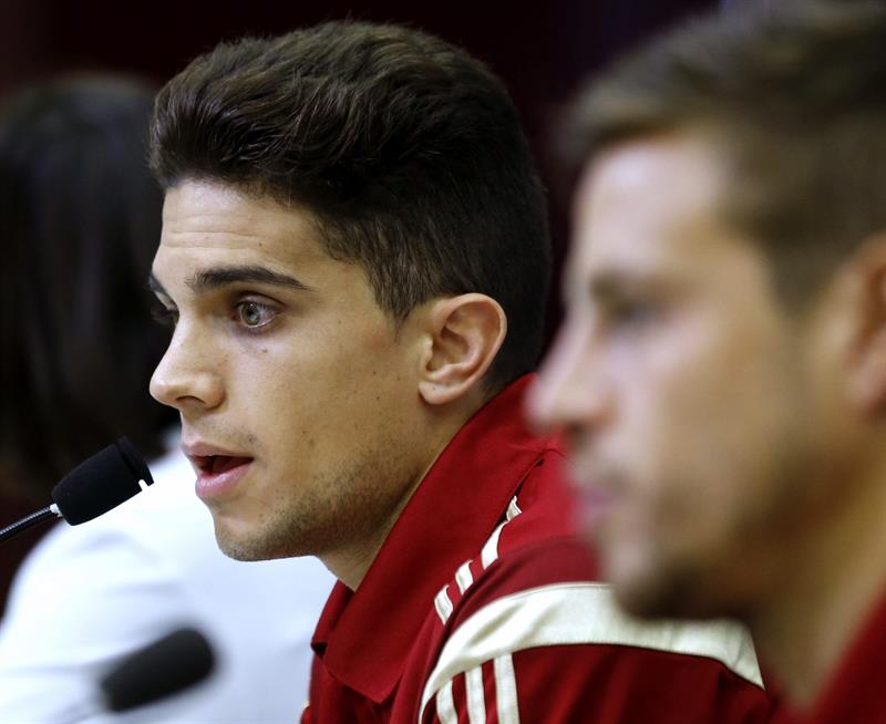 Marc Bartra: "Mis retos en la Selección van creciendo y la ilusión también" Marc Bartra: "Mis retos en la Selección van creciendo y la ilusión también"