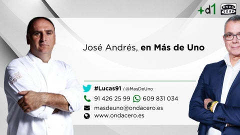 El chef Jos&eacute; Andr&eacute;s en M&aacute;s de uno