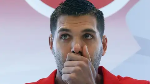 Felipe Reyes durante una entrevista Felipe Reyes durante una entrevista
