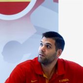 Felipe Reyes en rueda de prensa