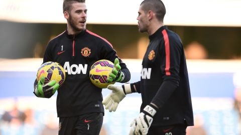 V&iacute;ctor Vald&eacute;s y David De Gea