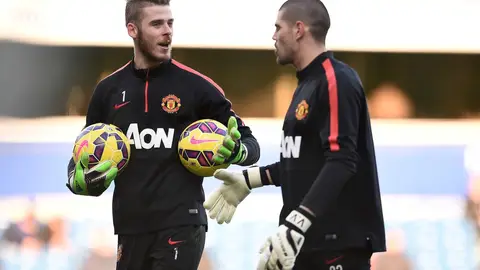 Víctor Valdés y David De Gea Víctor Valdés y David De Gea