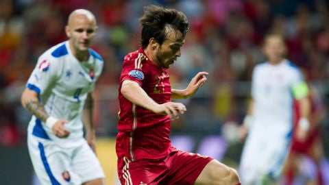 El jugador David Silva