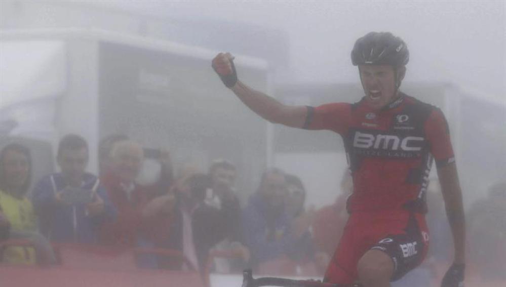 Alessandro de Marqui, vencedor de la decimo cuarta etapa de la Vuelta Ciclista a España