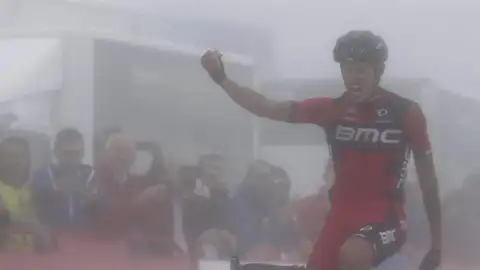 Alessandro de Marqui, vencedor de la decimo cuarta etapa de la Vuelta Ciclista a España Alessandro de Marqui, vencedor de la decimo cuarta etapa de la Vuelta Ciclista a España