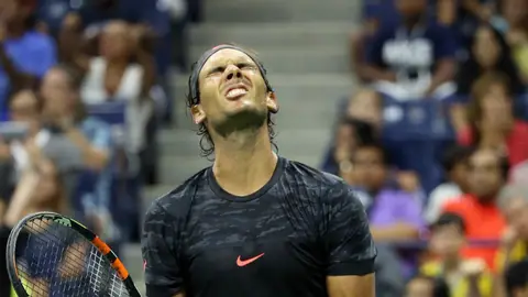 Rafa Nadal cae en el US Open 2015 Rafa Nadal cae en el US Open 2015
