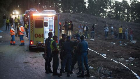 Equipos sanitarios en el Rally de A Coru&ntilde;a