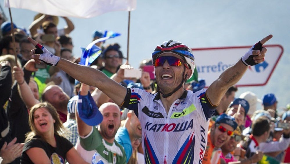 'Purito Rodríguez, ganador de la decimoquinta etapa de La Vuelta
