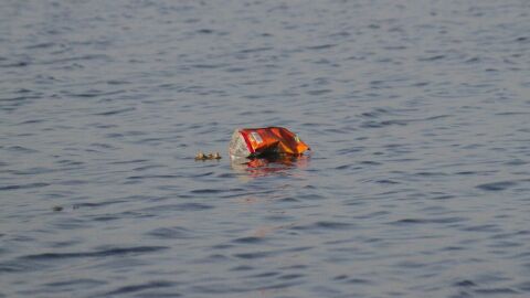 Basura en el mar