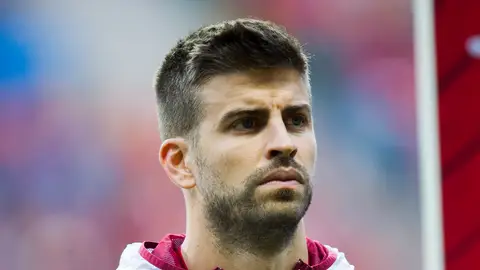 El central del Barcelona Gerard Piqué. El central del Barcelona Gerard Piqué.