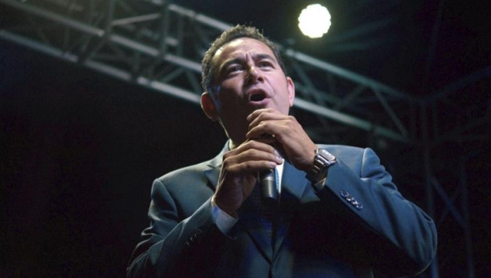 Jimmy Morales, presidente de Guatemala.