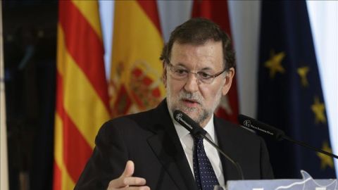 Mariano Rajoy durante la presentaci&oacute;n de Garc&iacute;a Albiol