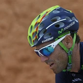 Alejandro Valverde, en una etapa de la vuelta Alejandro Valverde, en una etapa de la vuelta