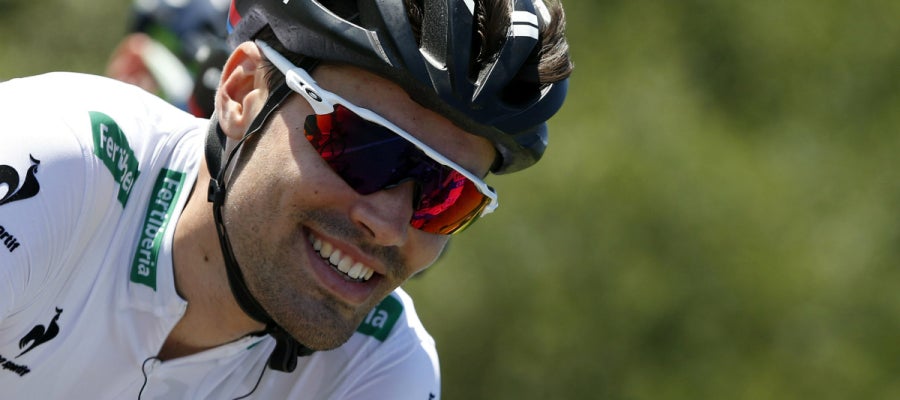 Tom Dumoulin, durante una etapa de la Vuelta Tom Dumoulin, durante una etapa de la Vuelta