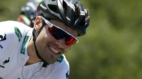 Tom Dumoulin, durante una etapa de la Vuelta Tom Dumoulin, durante una etapa de la Vuelta