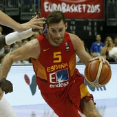 Rudy Fernández en un partido de la Selección Española contra Alemania Rudy Fernández en un partido de la Selección Española contra Alemania