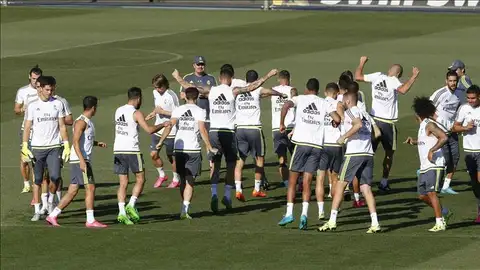 Los jugadores del Real Madrid. Los jugadores del Real Madrid.