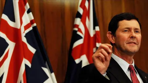 El ministro de Defensa australiano, Kevin Andrews El ministro de Defensa australiano, Kevin Andrews