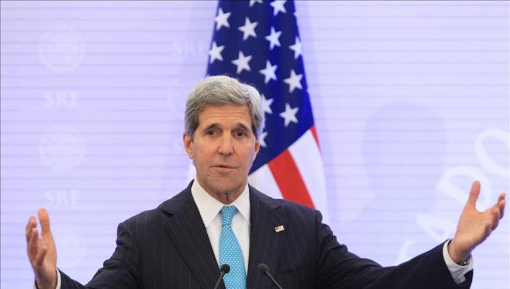 El Secretario de Estado, John Kerry.