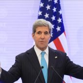 El Secretario de Estado, John Kerry.