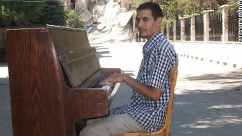 Aeham, el hombre que toca el piano.