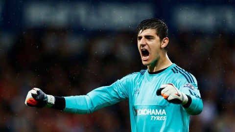 El portero del Chelsea Thibaut Courtois