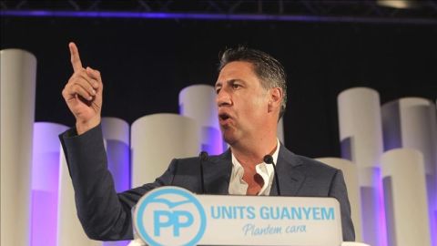 El candidato del PP a la Generalitat, Xavier Garc&iacute;a Albiol