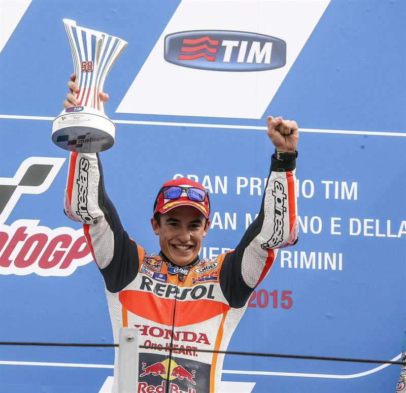 Márquez reina de nuevo y Rossi se distancia de Lorenzo Márquez reina de nuevo y Rossi se distancia de Lorenzo