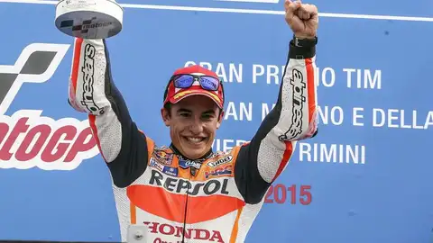 Marc Márquez en el Gran Premio de San Marino Marc Márquez en el Gran Premio de San Marino