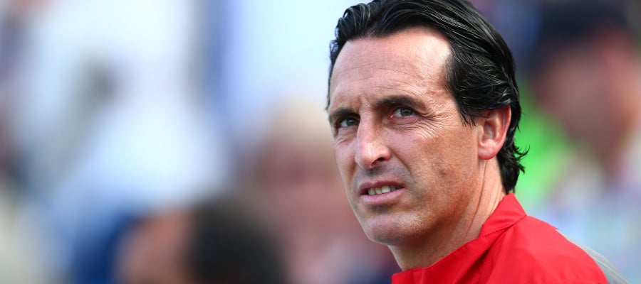 Unai Emery, durante un partido del Sevilla Unai Emery, durante un partido del Sevilla