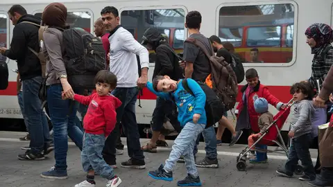 Refugiados en Munich Refugiados en Munich