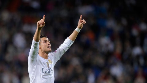 Cristiano marca su tercer gol en el partido