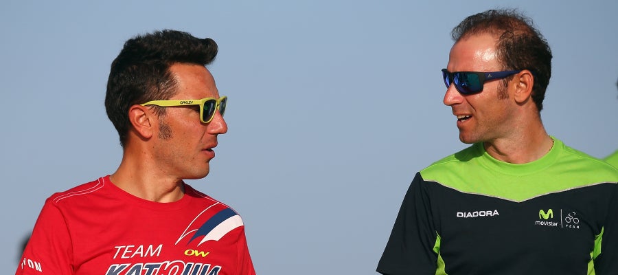 'Purito' Rodríguez y Alejandro Valverde 'Purito' Rodríguez y Alejandro Valverde